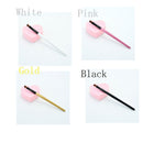 Tools Bevel Woman Multicolor Wooden Handle Man-made Fiber Eye Shadow Brush