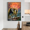 Full Round Diamond Painting Charizard DIY Handmade Room Decor Art Craft Gifts