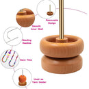 Beading Tool Manual Wood Bead Spinner Fast Beading Beaded Bowl Curved Needles
