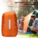 Waterproof Backpack Rain Cover Antislip Cross Buckle Strap (Orange S) Newly