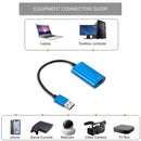 Video Capture Card HDMI-compatible to USB 4K 1080P Game Record (USB3.0)