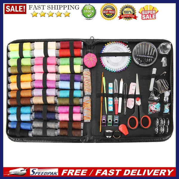 183pcs Large Capacity Craft Threads Sewing Kits for Hand Quilting Stitching