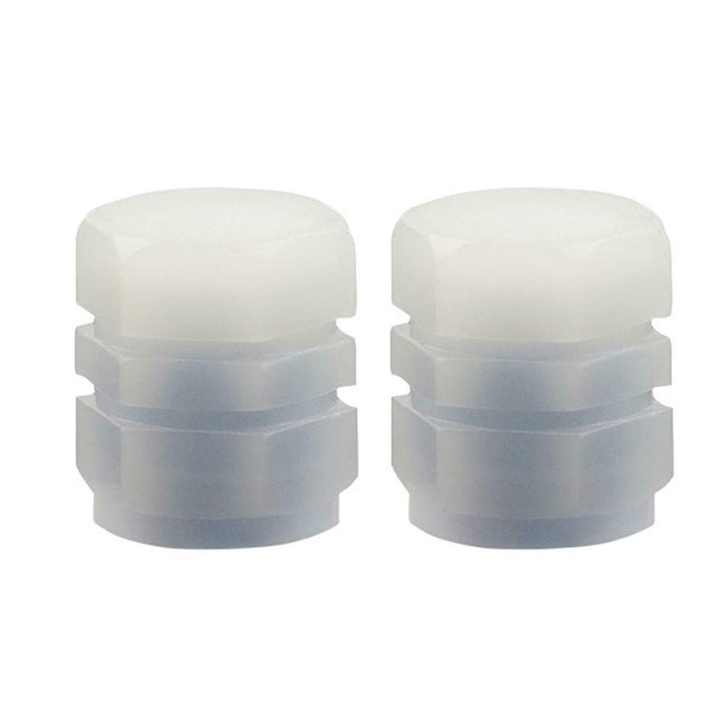 Luminous Stem Cover Tire Valves Caps Universal Valves Nozzles (12pcs Blue)