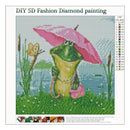 5D DIY Full Drill Diamond Painting Frog Cross Stitch Embroidery Mosaic Kit