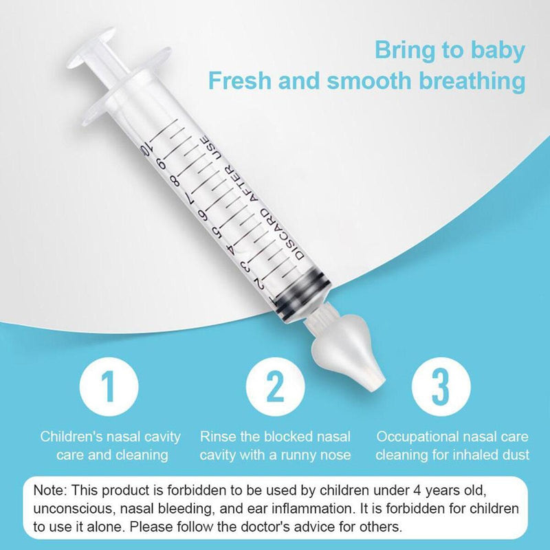 Baby Cleaner Nasal Aspirator Nursing 10ML Children's Nose Syringe Nasal J7D9