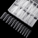120pcs Nail Pieces Scaled Nail Extension Mold Glue Pointed Nails Manicure T