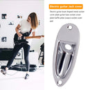2pcs Metal Guitar Pickup Output Jack Plug Socket Plate for ST SQ Electric G