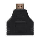 Portable 1080P HDMI-compatible Male to 2 Female 1 In 2 Out Splitter Adapter