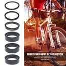 CANSUCC 6pcs/set Bicycle Front Fork Washer MTB Bike Headset Spacer 2/3/5/10mm