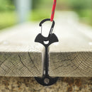Camping Plank Floor Spring Nail Outdoor Awning Tent Wind Rope Fixed Hook Buckle