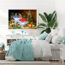 5D Kit Rhinestone Pictures DIY Tea Fruits Full Round Drill Diamond Painting