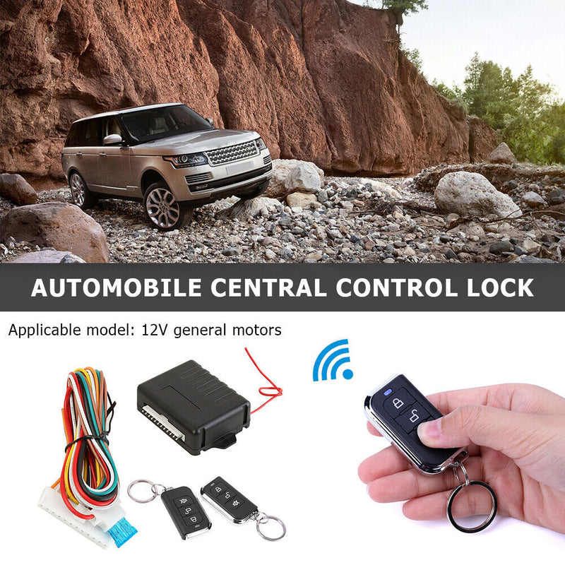 Car Remote Central Door Lock Kit Auto Keyless Entry Alarm System 410/T207 Newly