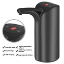 Dual Mode Water Bottle Pump USB Automatic Drinking Water Dispenser (Grey) Newly