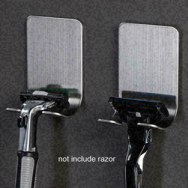 Shaver Shelf Steel Razor Holder Bathroom Razor Rack U4F4 X2H2 Hook O2R2 T4N4