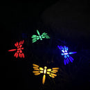 2m Solar String Lights Outdoor 4LED Waterproof Dragonfly Lighting for Garden