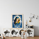 5D DIY Full Round Drill Diamond Paint Goddess Mosaic Rhinestone Drawing Picture