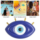 #A Inflatable Eyeball Floating Mattress Pool Lounge Chairs Float Water Sports To