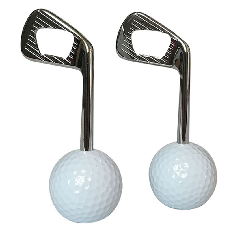 Creative Golf Ball-Shaped Bottle Opener Novelty Metal Corkscrew Wine Beer Ope