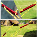 Awning Rope Fastener Adjuster Wind Rope Buckle Runner Tent Stopper (4pcs) Newly