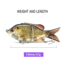 150mm Fishing Lure Floating VIB Vibration Wobblers Hard Bait Swimbaits for Bass