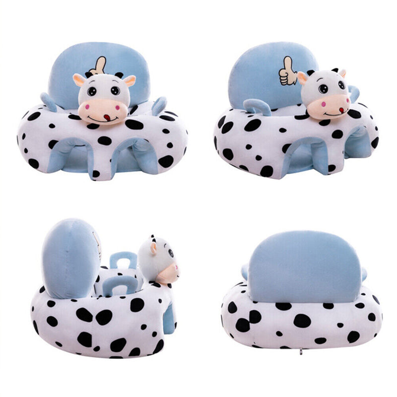 Cute Baby Sofa Cover Learning to Sit Seat Feeding Chair Case N/Cotton (A) Newly