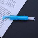 Sewing Machine Tools Compact Manual Needle Threader Embroidery Tool (Blue)