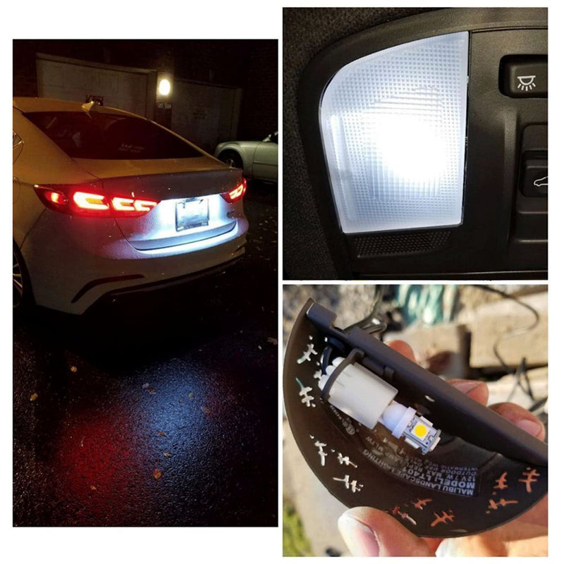 Dome Door Trunk License Plate Lamp Combo LED Inside Bulb Kit Car Interior Light