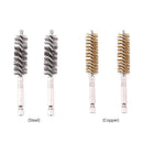 2pcs Car Steel Wire Brush Machine Paint Remover Cleaner with Drill (Steel)