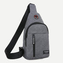 Casual Crossbody Chest Sling Bags Canvas Men Shoulder Messenger Sports Hand