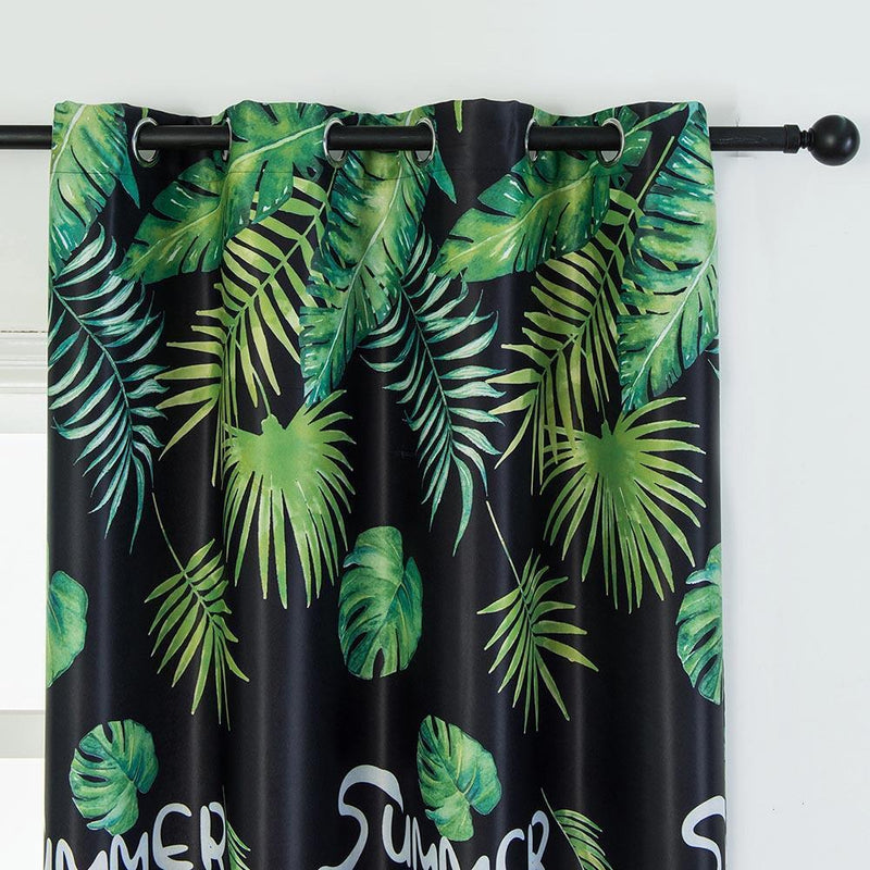 Pink Birds Printed Home Blackout Curtains Bedroom Windows Decorative Drapes