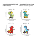 Student Gifts Animal Dinosaur Brooch Enamel Pin Badge Denim Jackets Lapel Pin