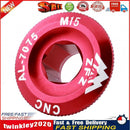 M15 MTB Bike Cranks Screw Aluminum Crankset Cover Crank Bolt Caps (Red S) Newly