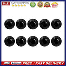 10x Anti-collision Silicone Pad Car Door Closing Anti-shock Buffer Stickers (Bla