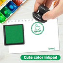 Fingerprint Square Inkpad for DIY Scrapbook Card Paper Craft Stamp (Green)