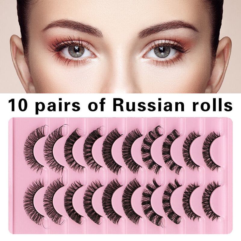 Faux Lashes Eyelashes Extension Fluffy Lashes Elevate Enlarge Eye (DH06-H5)