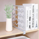 Creative Wardrobe Cabinet Partition Desktop Divider Storage Shelf (Grey)