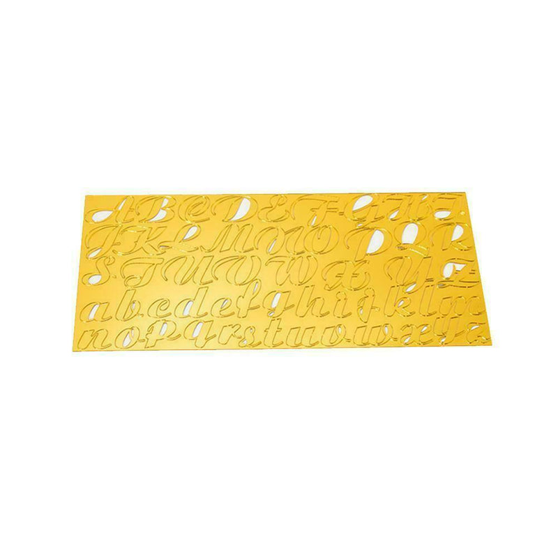 Acrylic Letter Alphabet Mold Press Cookie Cutter DIY Fondant Cake Stamp V2S9