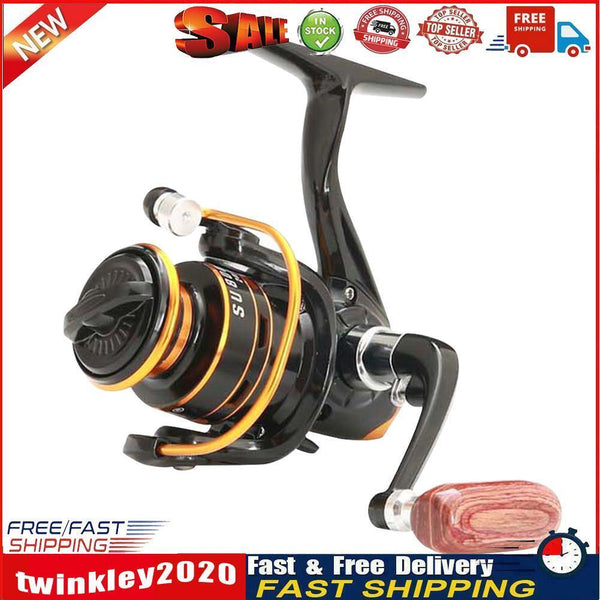 Mini Spinning Reel Bearings 5.2/1 Outdoor Ice Sea Metal Spool Fishing Gear Newly