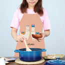 Kitchen Linen Apron Two Lamb Print Home Restaurant Cooking Baking Bib Tools