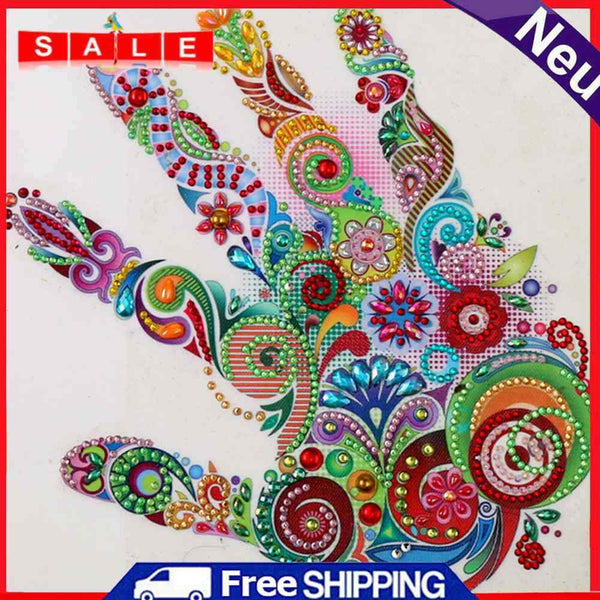 Special Shaped Palm 5D DIY Part Drill Diamond Painting Handwork Home Decor Gift