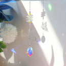 Hanging Crystal Sunlight Catching Pendant Catcher Wind Chimes Indoor Ornament