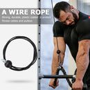 2.5m Gym Cable Wire Rope Heavy Duty Lifting Workout Fitness Pulley Equipment