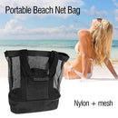 Insulation Lunch Bag Picnic Net Beach Handbag Food Beverage Storage (Black)