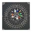 Square Tarot Card Cloth Pentacle Tarot Crystal Grid Divination Deck Cloth Newly