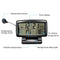 Digital Car OUT/IN Dual Thermometer Temperature Sensors Alarm Clock-NICE U1D0