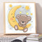 5D DIY Diamond Painting Kits Full Round Drill Moon Cartoom Bear Mosaic Picture