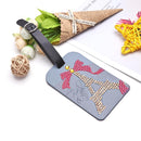 DIY Diamond Painting Special Shape Tower Ribbon Type Label Luggage Boarding Pass