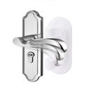 Plastic Door Lever Lock Baby Proofing Security Adhesive Door Knob Handle Lo