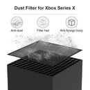 Game Console Dustproof Dust Cover for Xbox Series X (2 Set+4Thumbstick Cap)