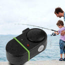 Fishing Alarm Electronic LED Fish Bite Sound Alarm Black On FishingRod S6W8